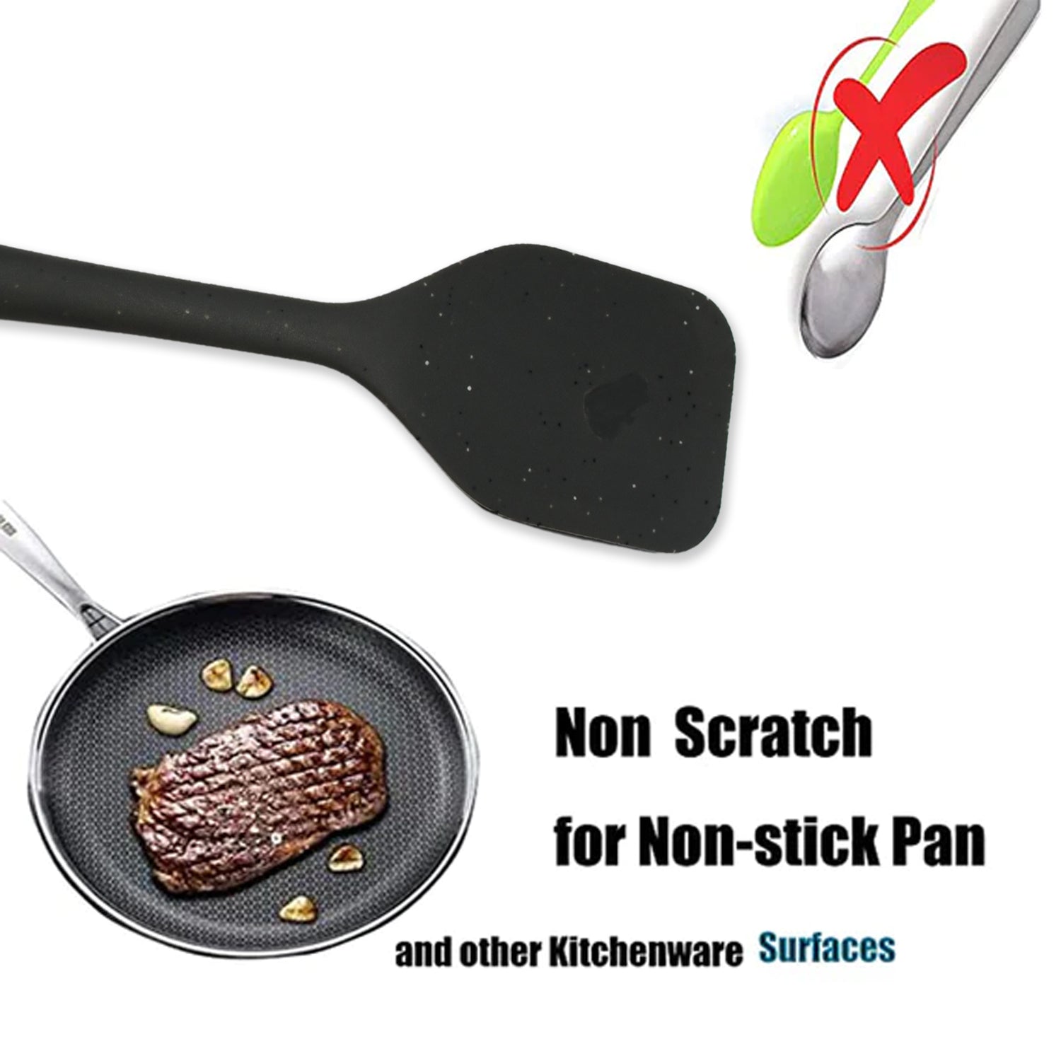 5396 Silicone Spatula - Versatile Tool for Cooking, Baking and Mixing, Set of 1. DeoDap 5396 Silicone Spatula - Versatile Tool for Cooking, Baking and Mixing, Set of 1. DeoDap